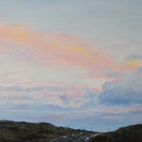 blue sky, sunset, clouds, evening, Mornington Peninsula Link, pink cloud 